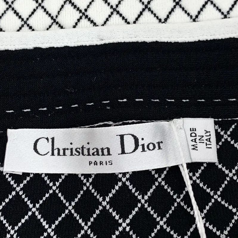 Dior Dior White Ladies Skirt with Button Details 0089 Size 23" - 5 Thumbnail