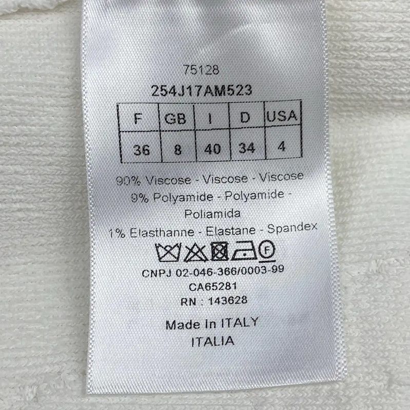 Dior Dior White Women's Semi-Skirt Size S 0089 Size 23" - 6 Thumbnail