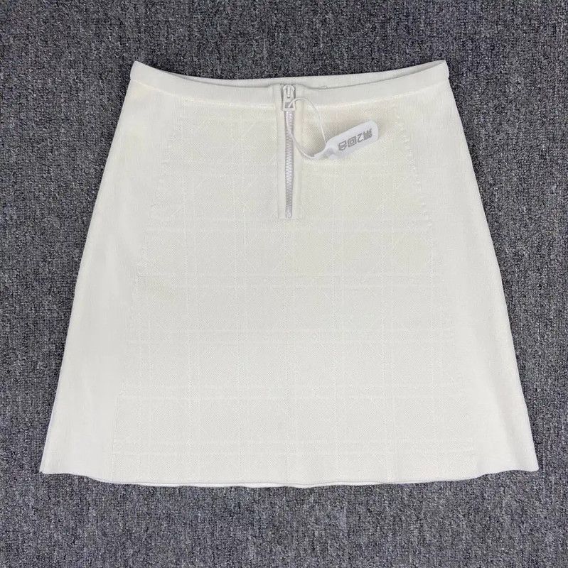 Dior Dior White Women's Semi-Skirt Size S 0089 Size 23" - 4 Thumbnail