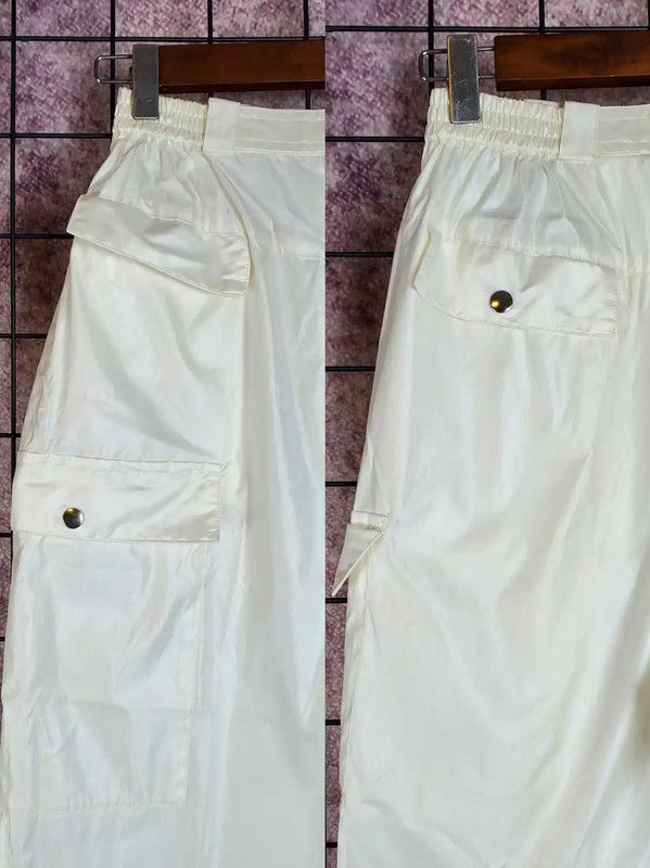Dior Dior Summer White Embroidered Logo Pants 0089 Size 26" / US 2 / IT 38 - 7 Thumbnail