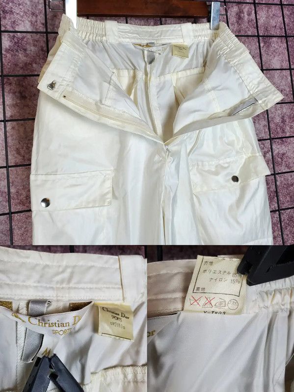 Dior Dior Summer White Embroidered Logo Pants 0089 Size 26" / US 2 / IT 38 - 8 Thumbnail