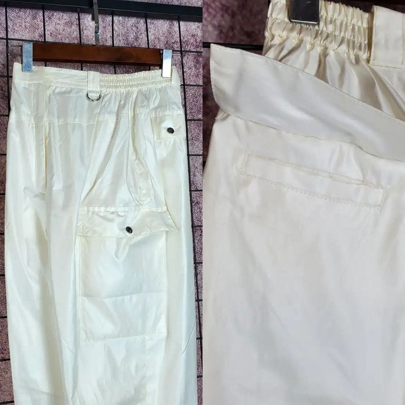 Dior Dior Summer White Embroidered Logo Pants 0089 Size 26" / US 2 / IT 38 - 10 Thumbnail
