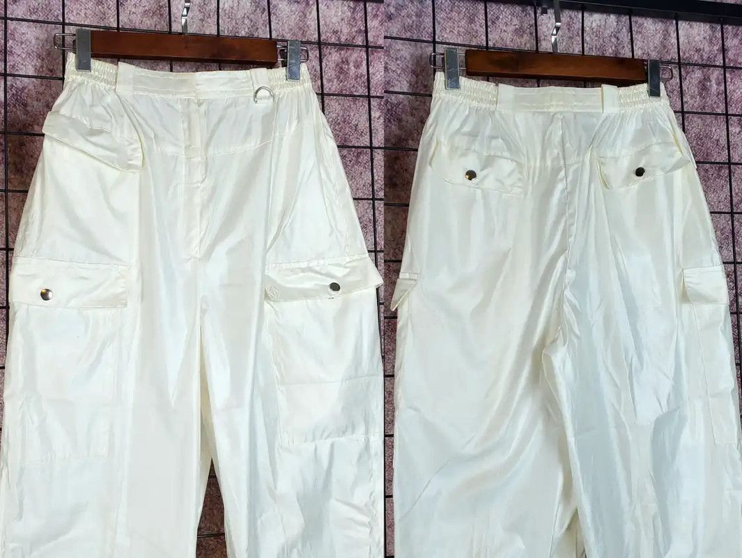Dior Dior Summer White Embroidered Logo Pants 0089 Size 26" / US 2 / IT 38 - 6 Thumbnail