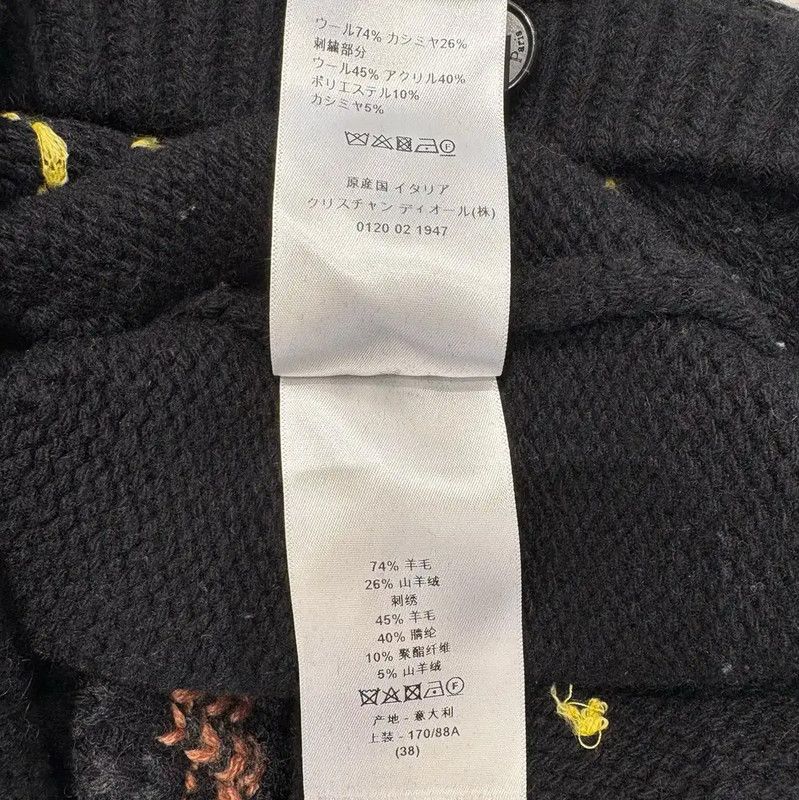 Dior Dior Black Wool Women's Cardigan 0089 Size S / US 4 / IT 40 - 9 Thumbnail