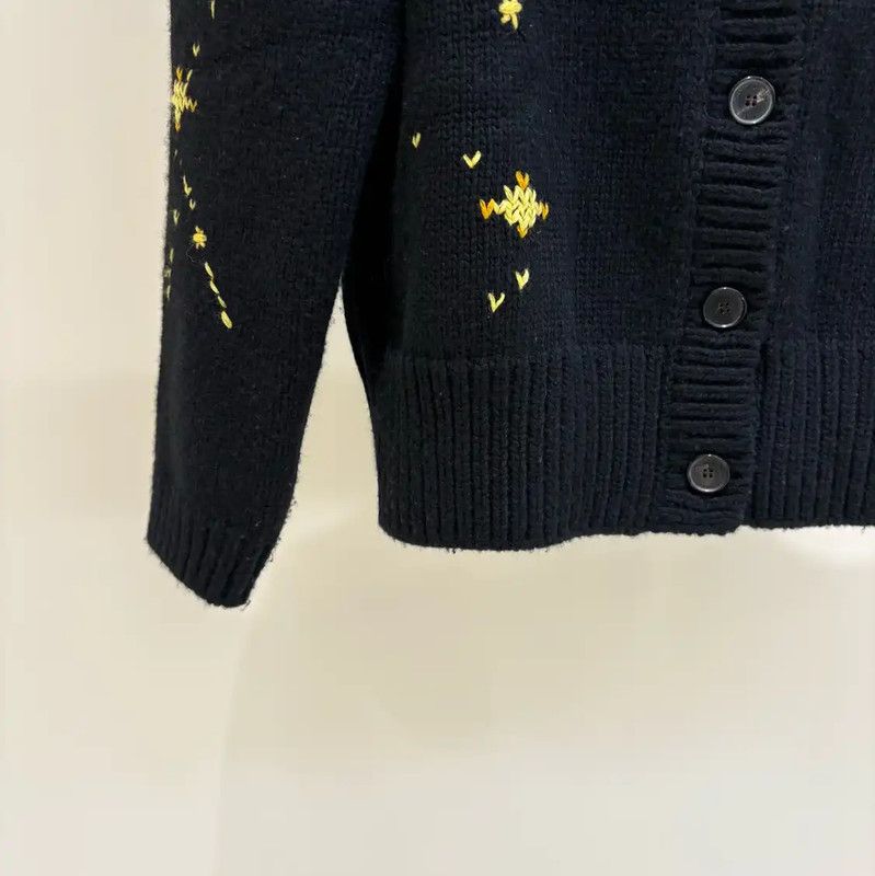 Dior Dior Black Wool Women's Cardigan 0089 Size S / US 4 / IT 40 - 5 Thumbnail