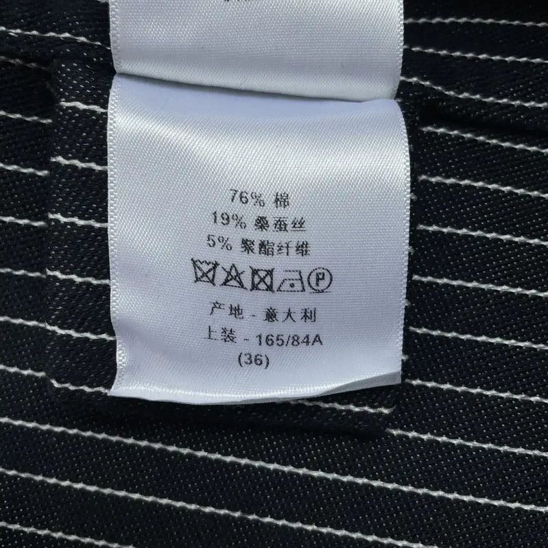 Dior Dior Women's Dark Blue Cotton Blend Jacket 0089 Size L / US 10 / IT 46 - 7 Thumbnail