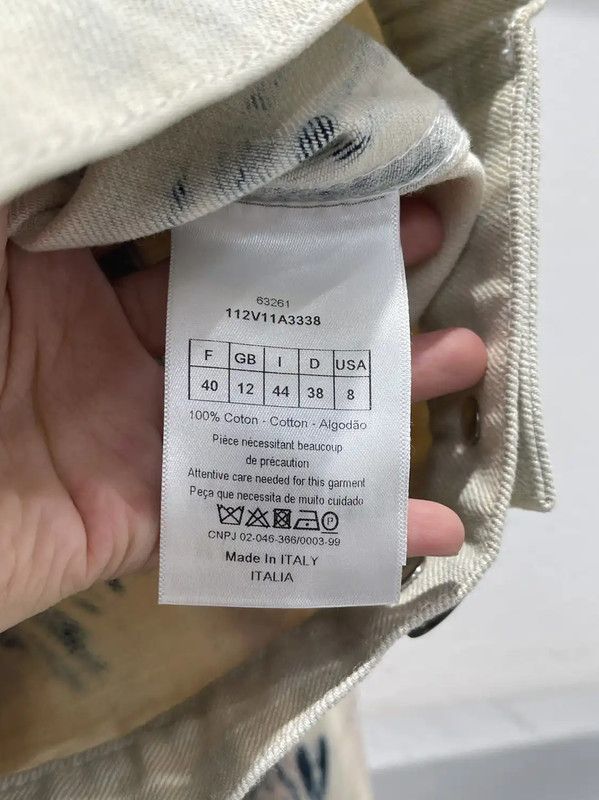 Dior Dior Beige Cotton Gradient Jacket 0089 Size ONE SIZE - 7 Thumbnail