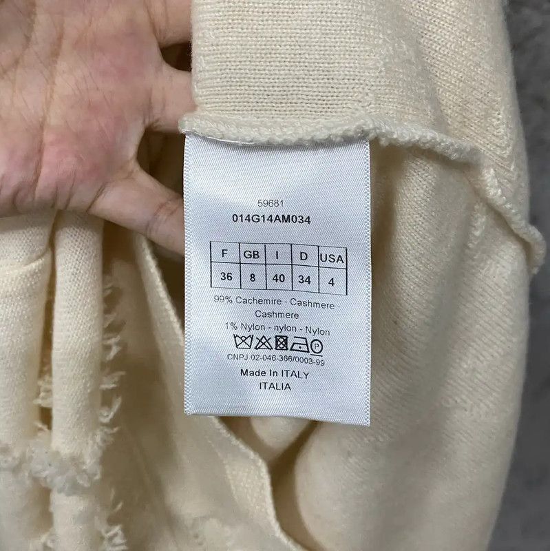Dior Dior Spring Autumn Off-White Women's Jacket 0089 Size ONE SIZE - 7 Thumbnail