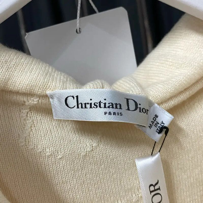 Dior Dior Spring Autumn Off-White Women's Jacket 0089 Size ONE SIZE - 6 Thumbnail