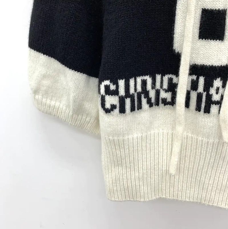 Dior Dior Color Block Wool Hoodie for Women 0089 Size M / US 6-8 / IT 42-44 - 4 Thumbnail