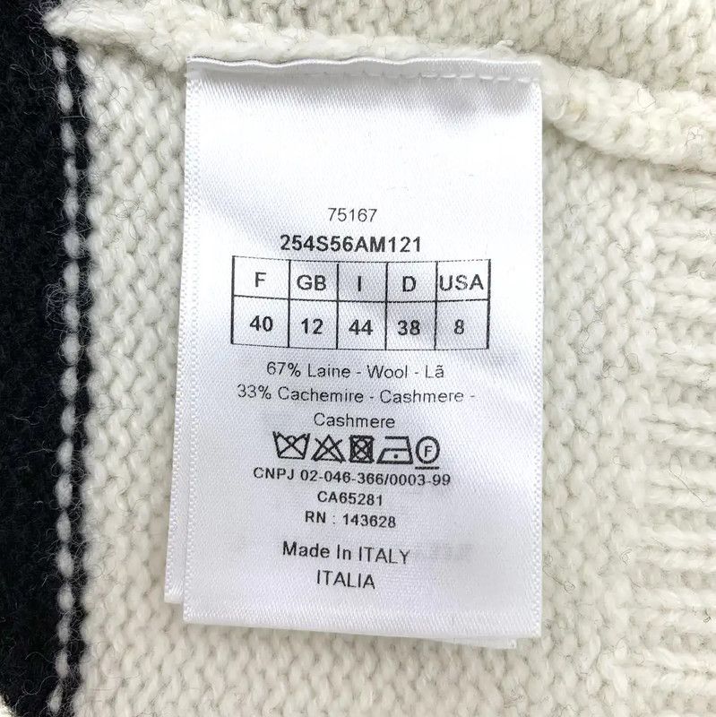Dior Dior Color Block Wool Hoodie for Women 0089 Size M / US 6-8 / IT 42-44 - 6 Thumbnail