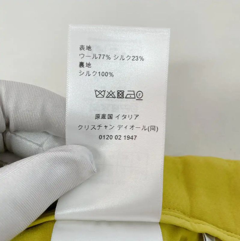 Dior Dior Yellow Wool Women's Shorts 0089 Size 24" / US 00 / IT 34 - 8 Thumbnail