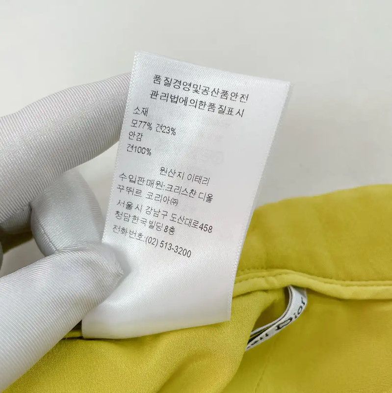 Dior Dior Yellow Wool Women's Shorts 0089 Size 24" / US 00 / IT 34 - 10 Thumbnail