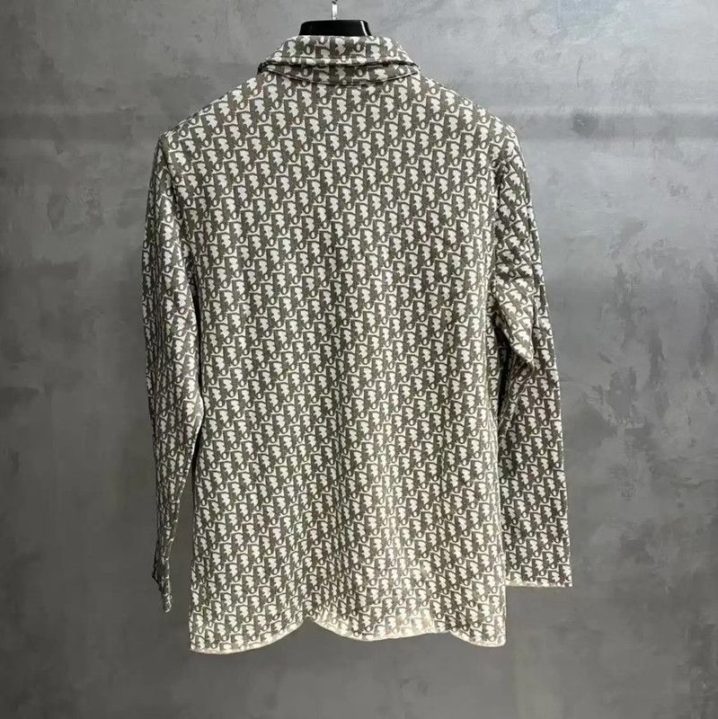 Dior Dior Gray Cotton Women's Shirt 0089 Size M / US 6-8 / IT 42-44 - 2 Thumbnail