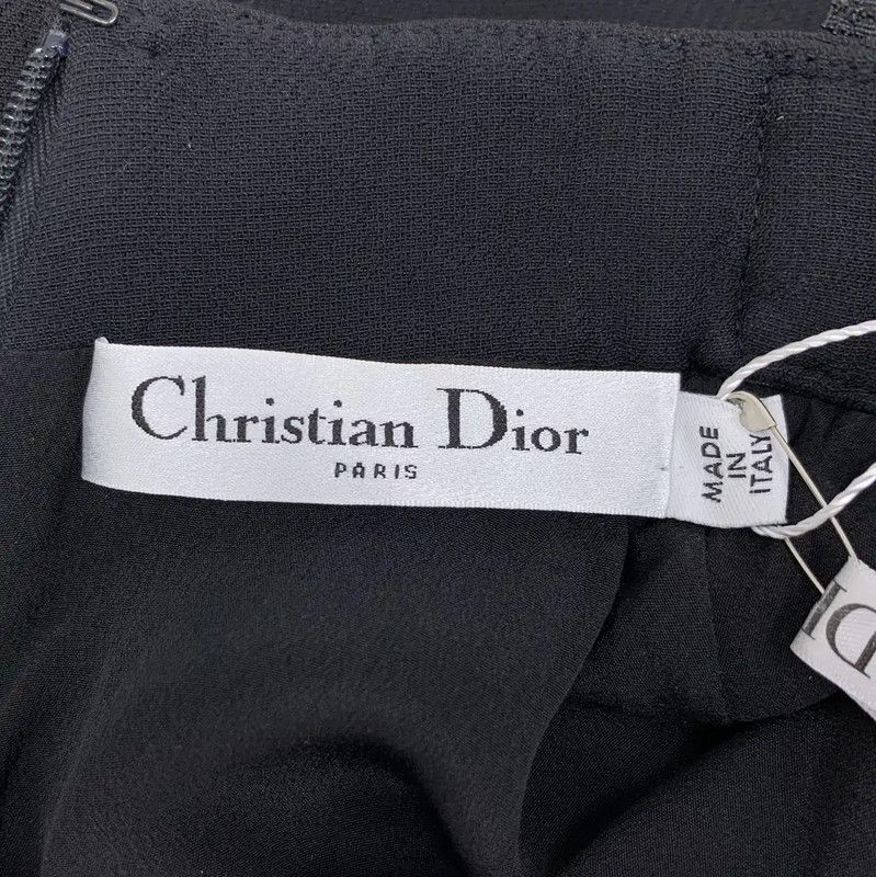 Dior Dior Black Wool Sleeveless Dress in XS Size 0089 Size XS / US 0-2 / IT 36-38 - 6 Thumbnail