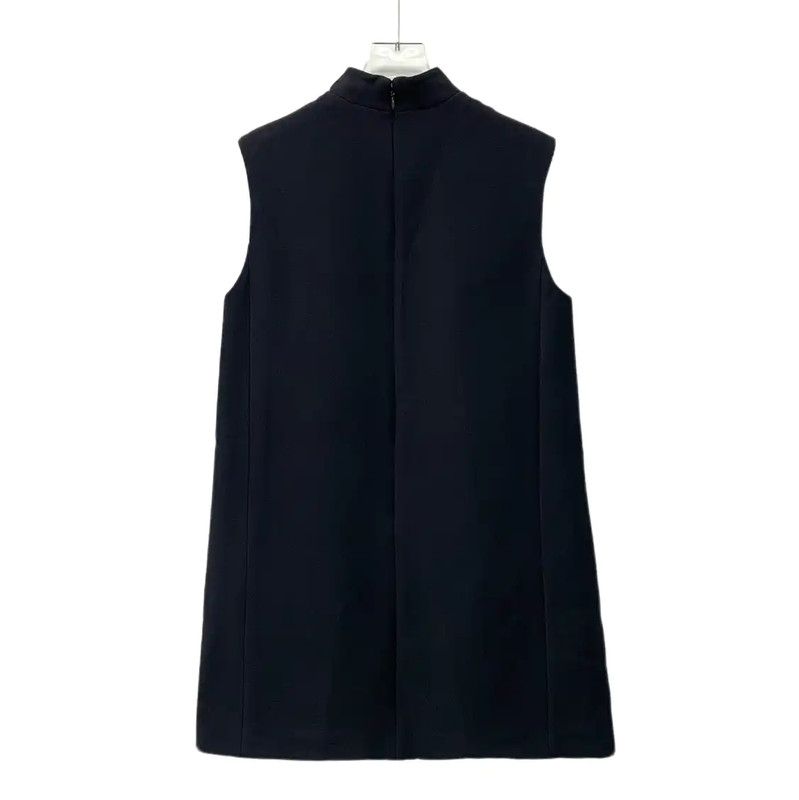 Dior Dior Black Wool Sleeveless Dress in XS Size 0089 Size XS / US 0-2 / IT 36-38 - 2 Thumbnail