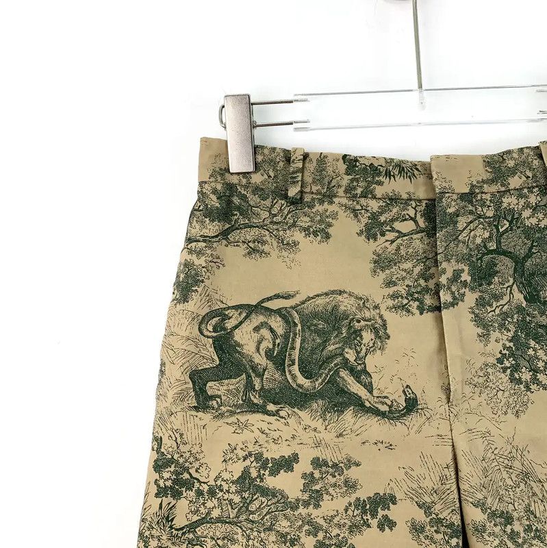 Dior Dior Brown Cotton Women's Shorts 0089 Size 22" - 3 Thumbnail