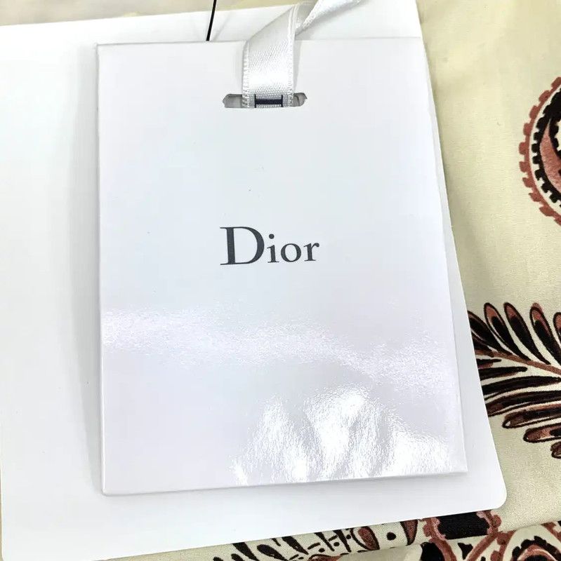 Dior Dior Beige Cotton Maxi Skirt 0089 Size 22" - 7 Thumbnail