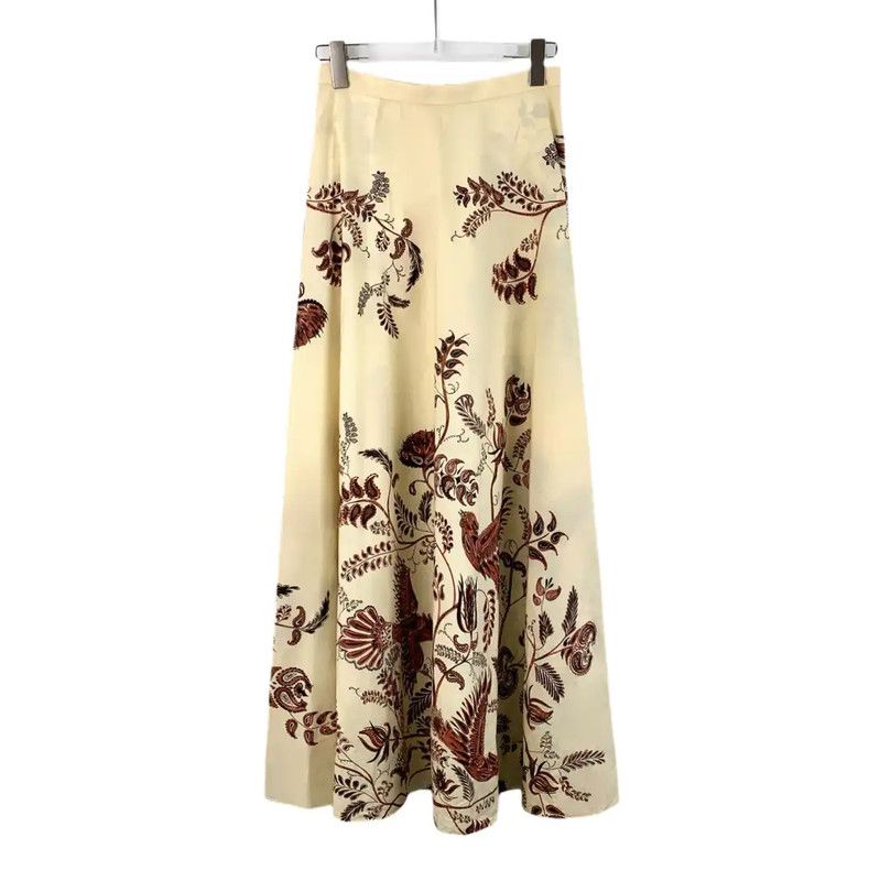 Dior Dior Beige Cotton Maxi Skirt 0089 Size 22" - 2 Thumbnail