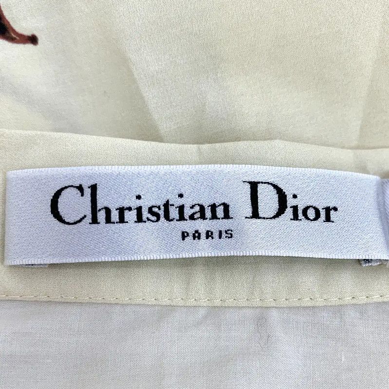 Dior Dior Beige Cotton Maxi Skirt 0089 Size 22" - 5 Thumbnail