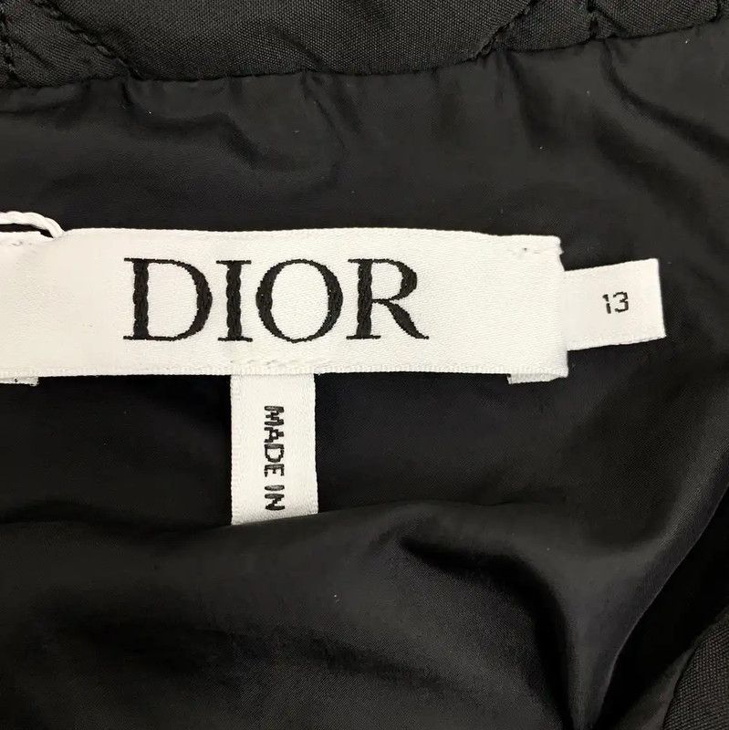 Dior Dior Black Quilted Women's Cotton Coat 0089 Size ONE SIZE - 5 Thumbnail