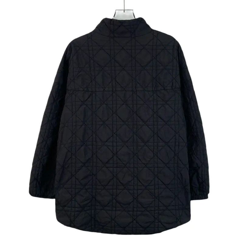 Dior Dior Black Quilted Women's Cotton Coat 0089 Size ONE SIZE - 2 Thumbnail