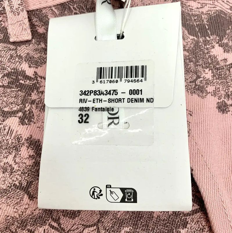 Dior Dior Pink Cotton Women's Shorts 0089 Size 22" - 8 Thumbnail