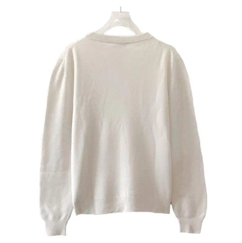 Dior Dior Beige Cashmere Knit Sweater 0089 Size S / US 4 / IT 40 - 2 Thumbnail