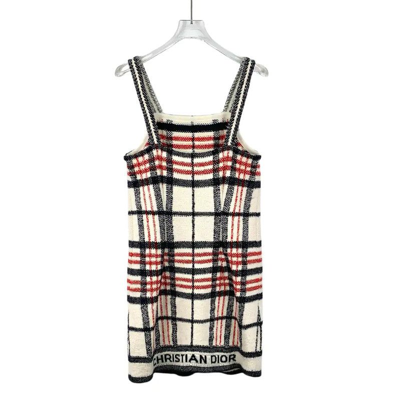 Dior Dior Color Block Cotton Dress for Women 0089 Size XXS / US 00 / IT 34 - 2 Thumbnail
