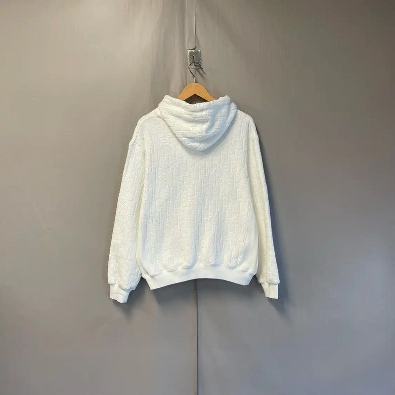 Dior Dior White Cotton Women's Sweatshirt 0089 Size S / US 4 / IT 40 - 2 Thumbnail