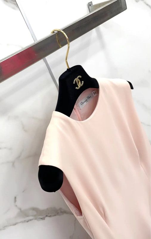 Dior Dior Summer Pink Silk Dress for Women 0089 Size S / US 4 / IT 40 - 6 Thumbnail