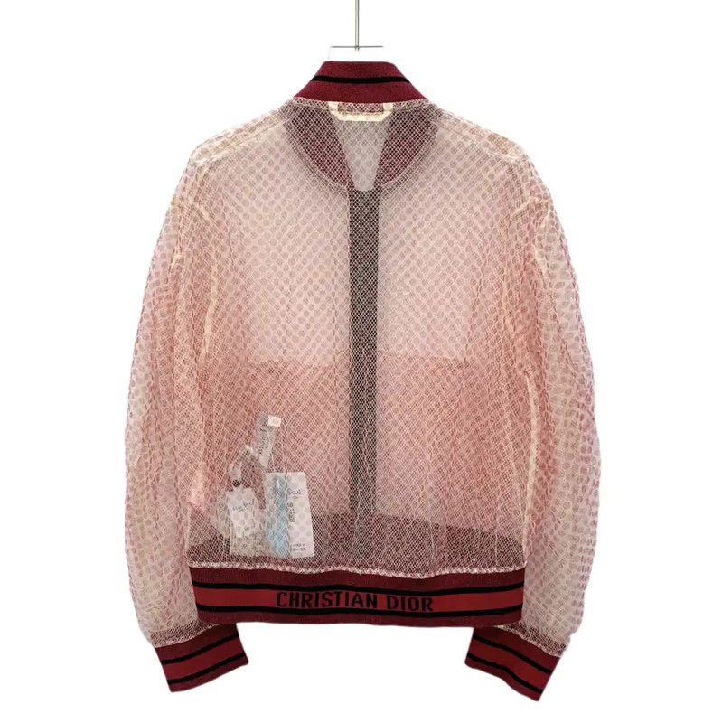 Dior Dior Pink Nylon Women's Jacket 0089 Size XS / US 0-2 / IT 36-38 - 2 Thumbnail