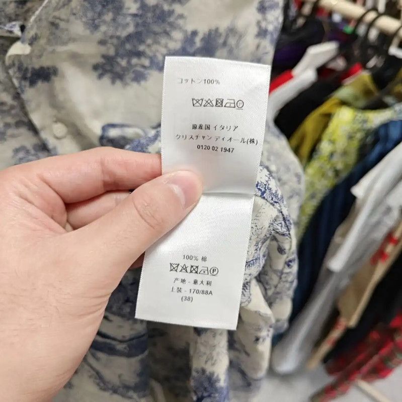 Dior Dior Blue Cotton Women's Shirt 0089 Size L / US 10 / IT 46 - 6 Thumbnail