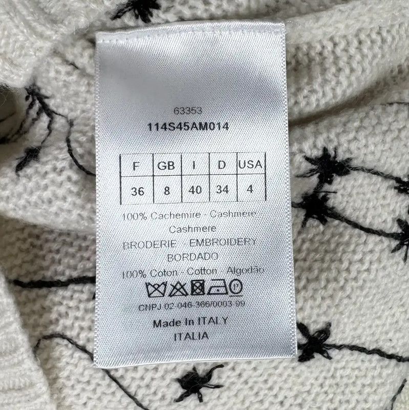 Dior Dior White Wool Knit Sweater for Women 0089 Size S / US 4 / IT 40 - 5 Thumbnail