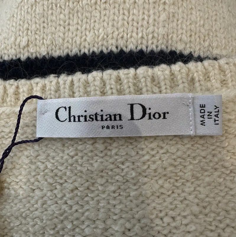 Dior Dior Striped Cotton Logo Sleeveless Top 0089 Size S / US 4 / IT 40 - 6 Thumbnail