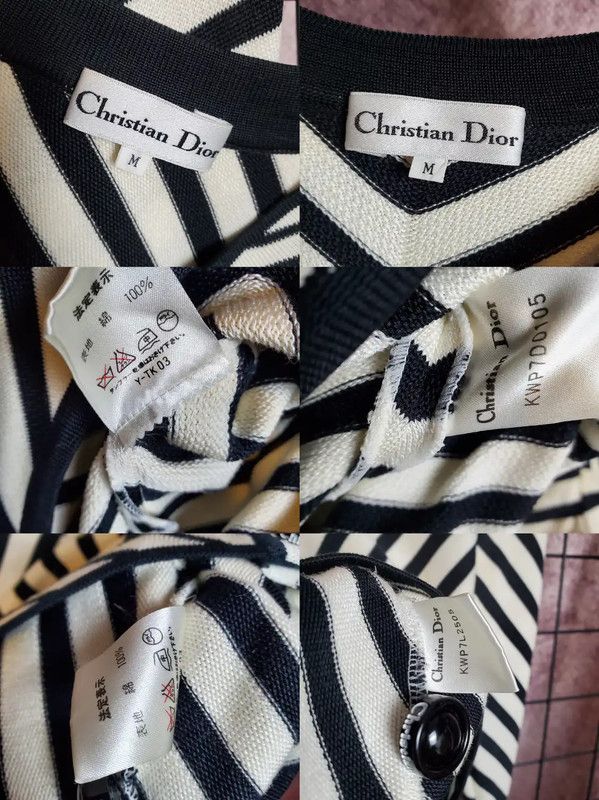 Dior Dior Striped Maxi Dress with Logo 0089 Size M / US 6-8 / IT 42-44 - 10 Thumbnail