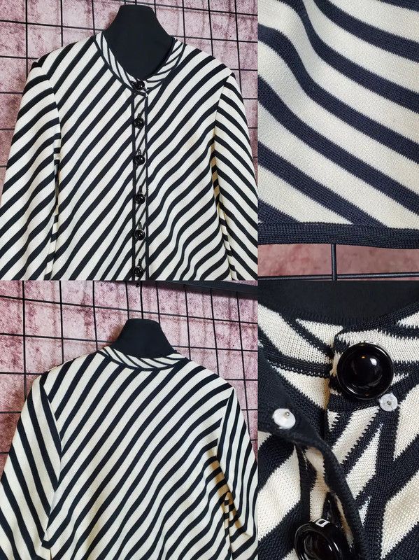 Dior Dior Striped Maxi Dress with Logo 0089 Size M / US 6-8 / IT 42-44 - 6 Thumbnail