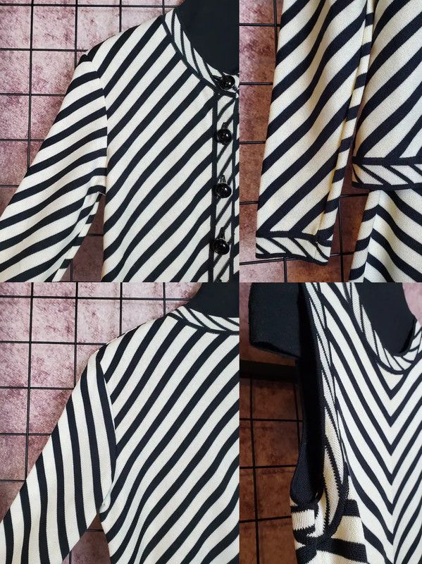 Dior Dior Striped Maxi Dress with Logo 0089 Size M / US 6-8 / IT 42-44 - 8 Thumbnail