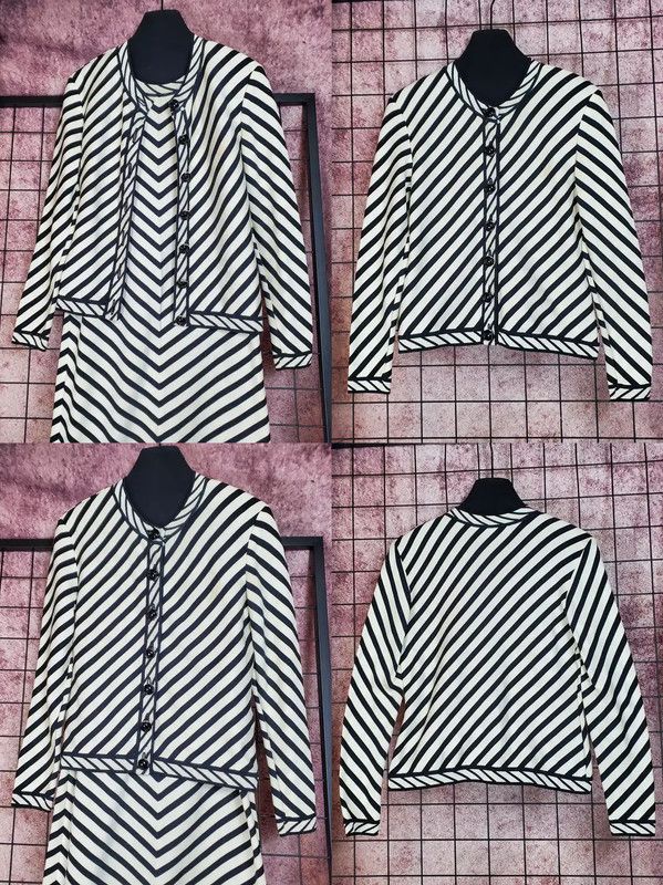 Dior Dior Striped Maxi Dress with Logo 0089 Size M / US 6-8 / IT 42-44 - 4 Thumbnail