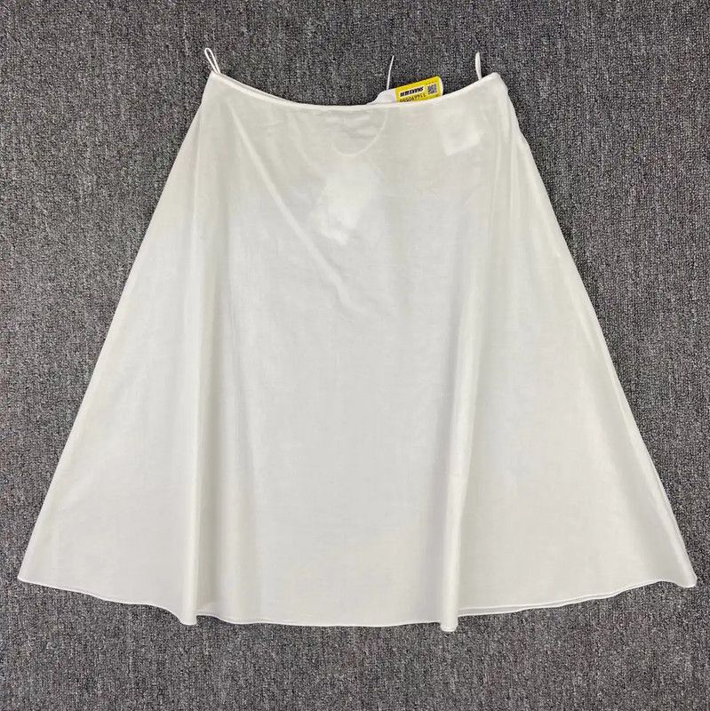 Dior Dior Navy Blue Cotton Midi Skirt 0089 Size 23" - 2 Thumbnail