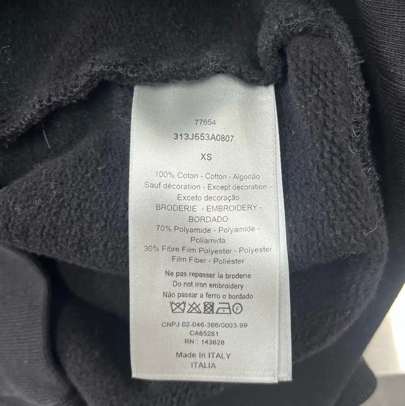 Dior Dior Black Women's Hoodie Size XS 0089 Size XS / US 0-2 / IT 36-38 - 4 Thumbnail