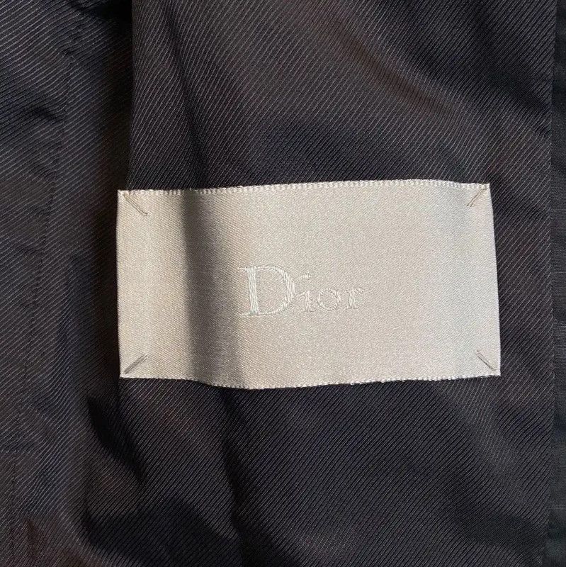 Dior Dior Women's Black Cotton Trench Coat 0089 Size L / US 10 / IT 46 - 5 Thumbnail
