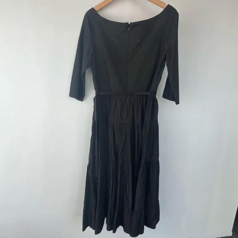 Dior Dior Black Summer Dress Size L 0089 Size L / US 10 / IT 46 - 2 Thumbnail