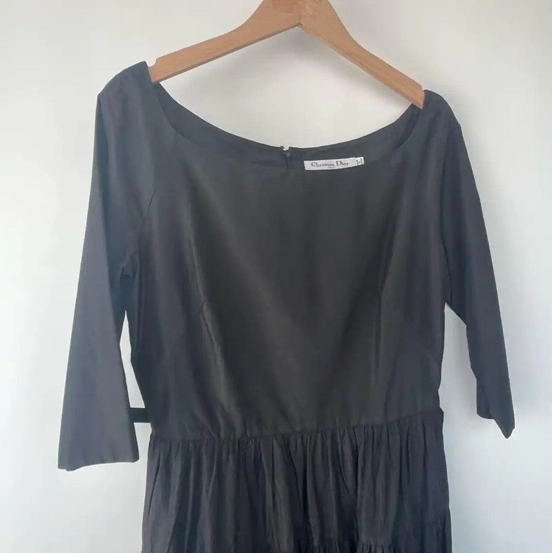 Dior Dior Black Summer Dress Size L 0089 Size L / US 10 / IT 46 - 6 Thumbnail