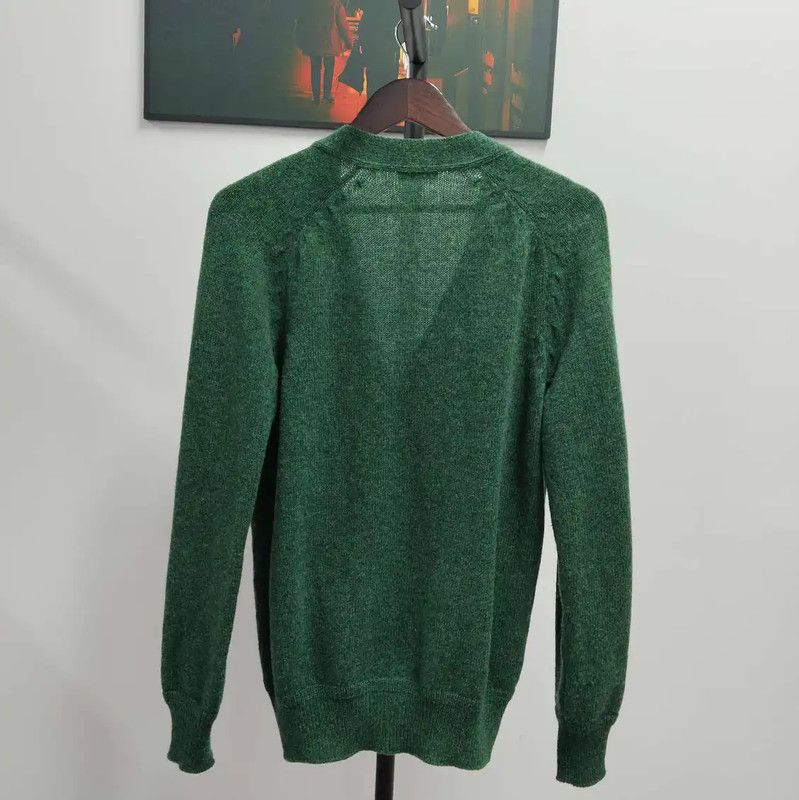 Dior Dior Deep Green Wool Long Sleeve Sweater 0089 Size XS / US 0-2 / IT 36-38 - 2 Thumbnail