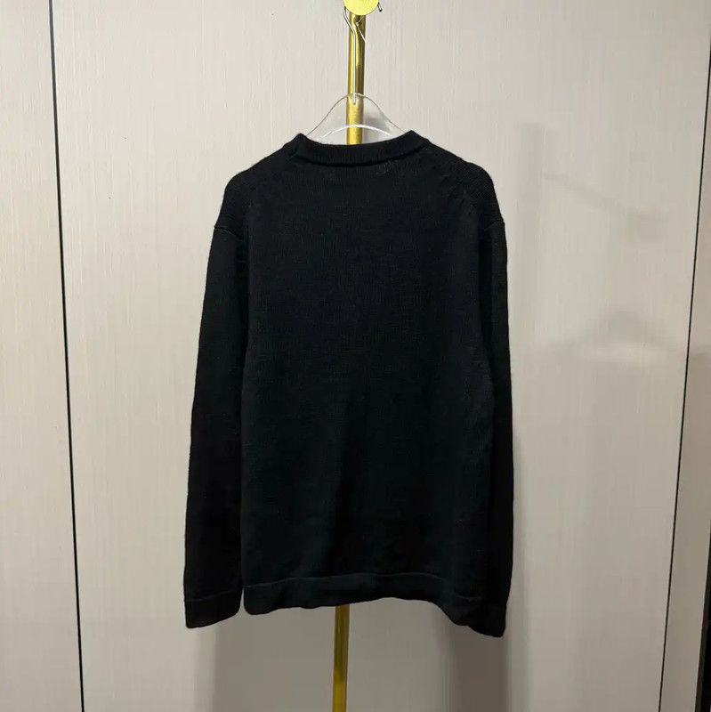 Dior Dior Black Wool Women's Pullover Sweater 0089 Size S / US 4 / IT 40 - 2 Thumbnail