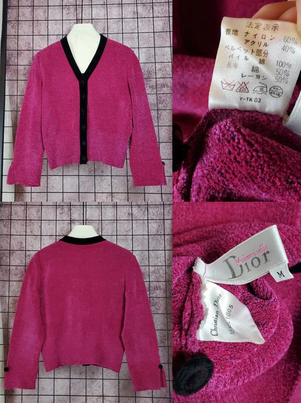Dior Dior Pink Long Sleeve Pullover Sweater 0089 Size M / US 6-8 / IT 42-44 - 4 Thumbnail