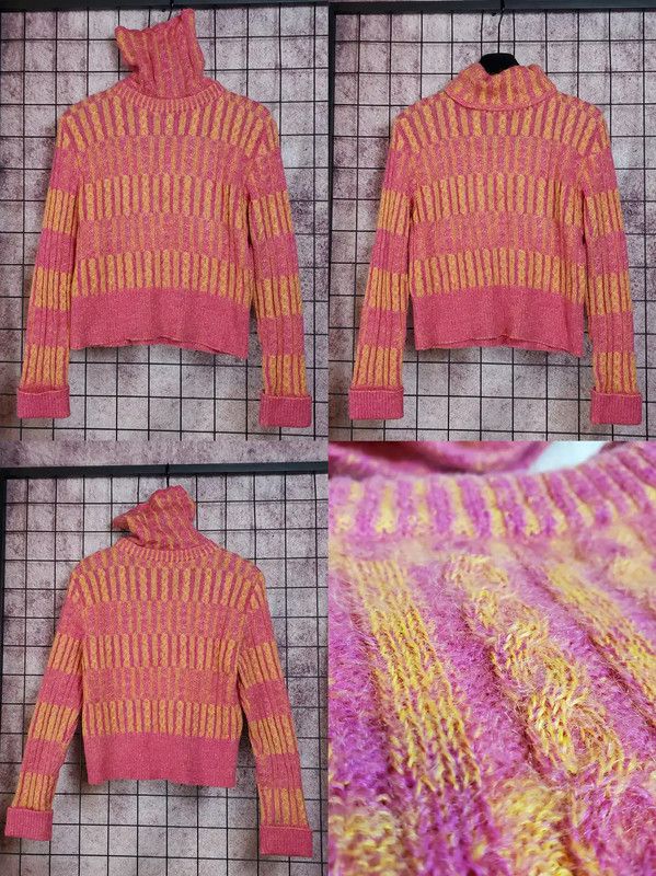 Dior Dior Pink Wool Blend Long Sleeve Pullover 0089 Size M / US 6-8 / IT 42-44 - 2 Thumbnail