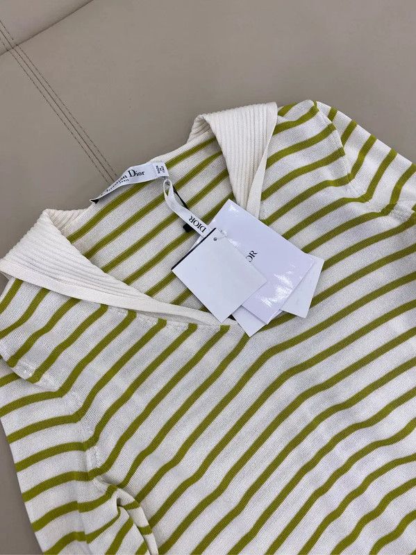 Dior Dior Striped Silk Pullover Sweater for Women 0089 Size S / US 4 / IT 40 - 3 Thumbnail