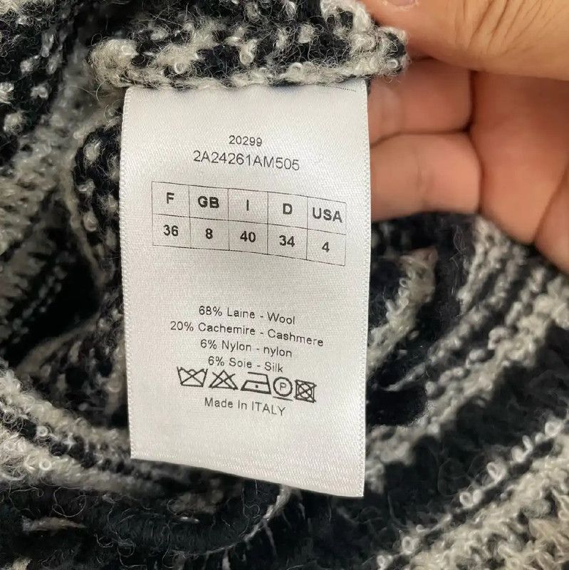 Dior Dior Gray Women's Cardigan 0089 Size S / US 4 / IT 40 - 3 Thumbnail